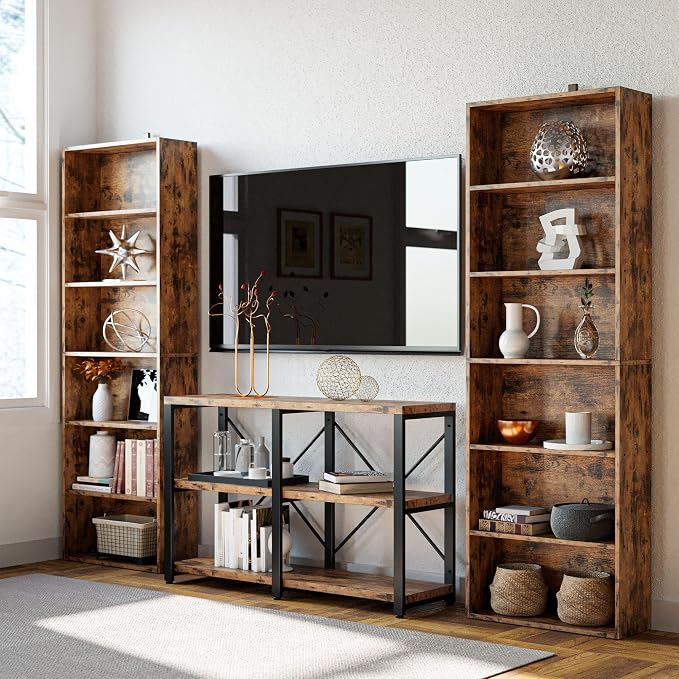 IRONCK Industrial Bookshelves and Bookcases Floor Standing 6 Shelf Display - Image 5