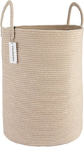 XUANGUO Cotton Rope Laundry Basket Hamper by XUANGUO