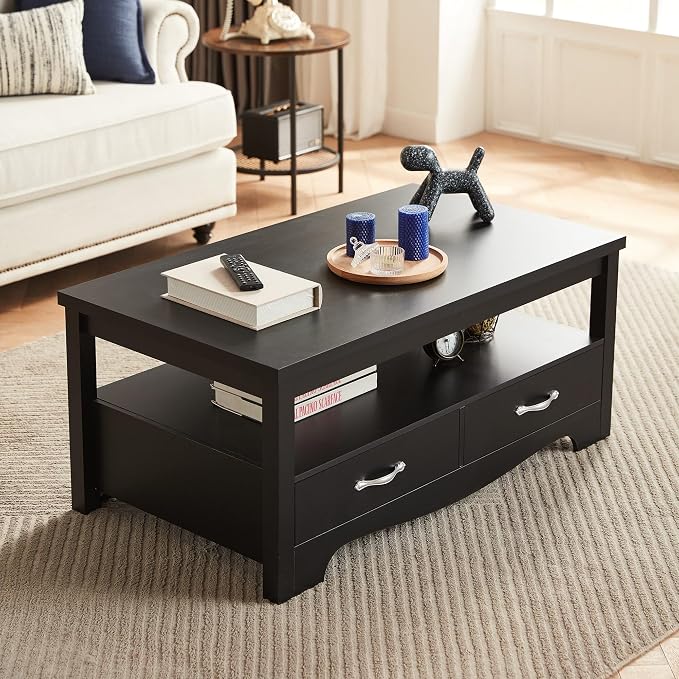 LINSY HOME Farmhouse Coffee Table - Image 8