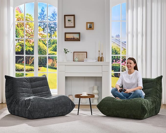 Bean Bag Chairs for Adults Giant Bean Bag Chair Memory Foam BeanBag Chair Bean - Image 8