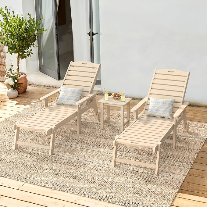 LUE BONA Outdoor Lounge Chair Set by LUEBONA