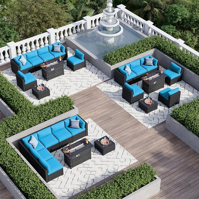 Aoxun 8 Piece Patio Furniture Set - Image 3