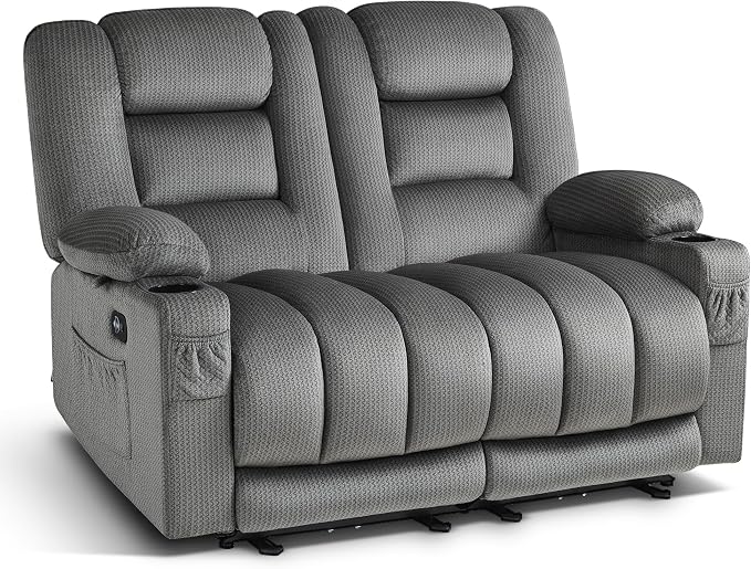 MCombo 55.9" Zero Gravity Power Loveseat Recliner by MCombo
