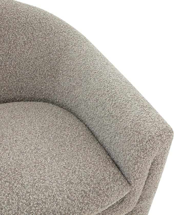 SAFAVIEH Couture Collection Laylette Light Grey Boucle Accent Chair - Image 6