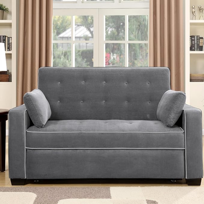 Serta Ainsley 72.6" Convertible Sleeper Sofa, Queen Size, Dreamcoil Comfort - Image 7