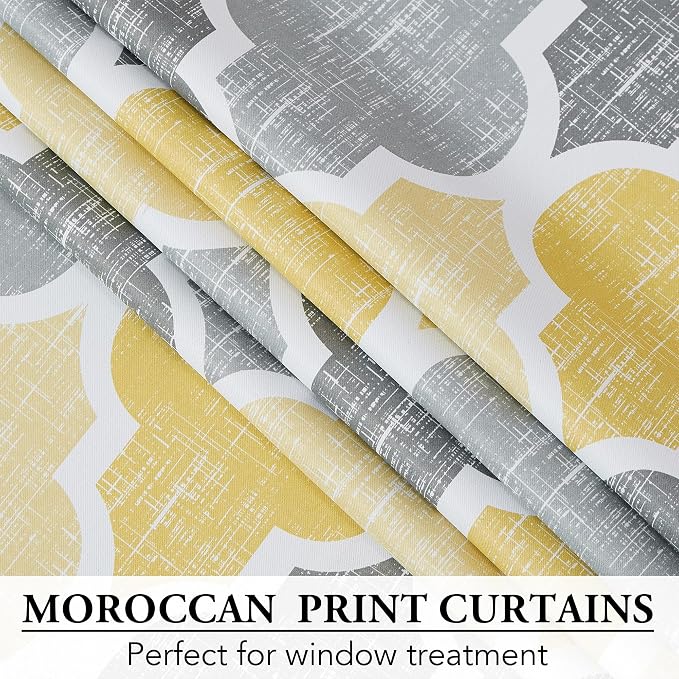 Beauoop 100% Blackout Curtains 90 Inches Long 2 Panels - Image 5
