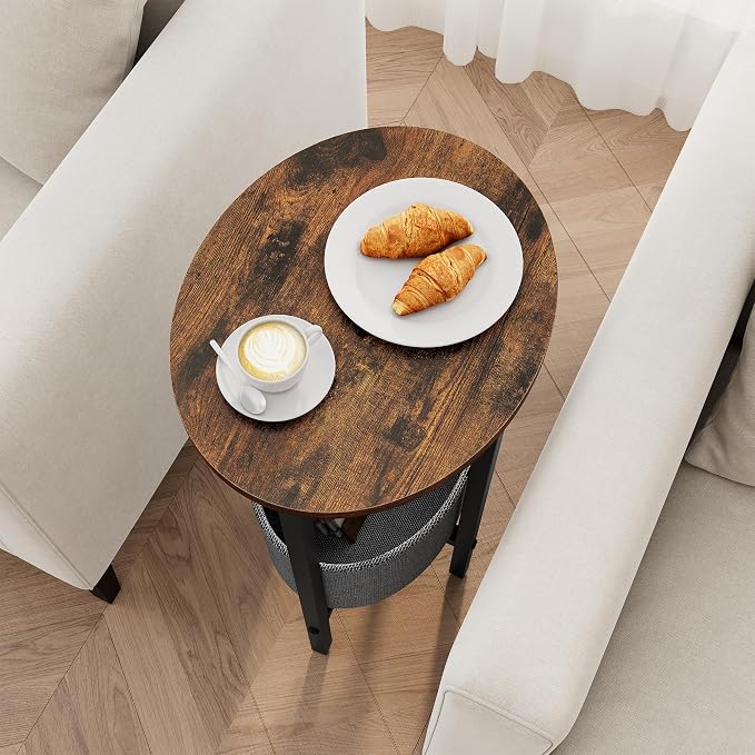 Vagusicc Round Side Table End Table - Image 8