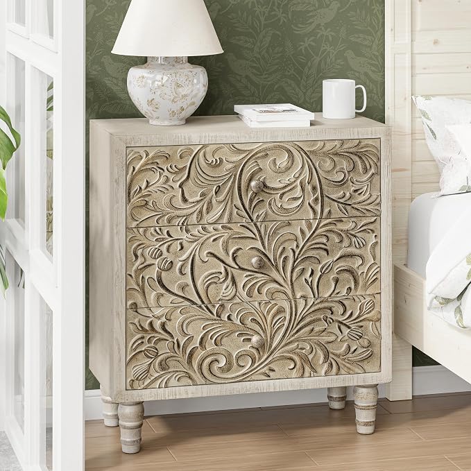 3 Drawer Farmhouse Dresser X 2P - Image 7