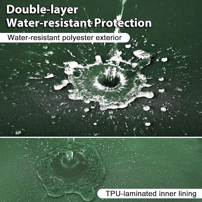 Outdoor Deep Seat Cushion Set, 24x24 Inch Water-Resistant & Fade-Resistant - Image 3