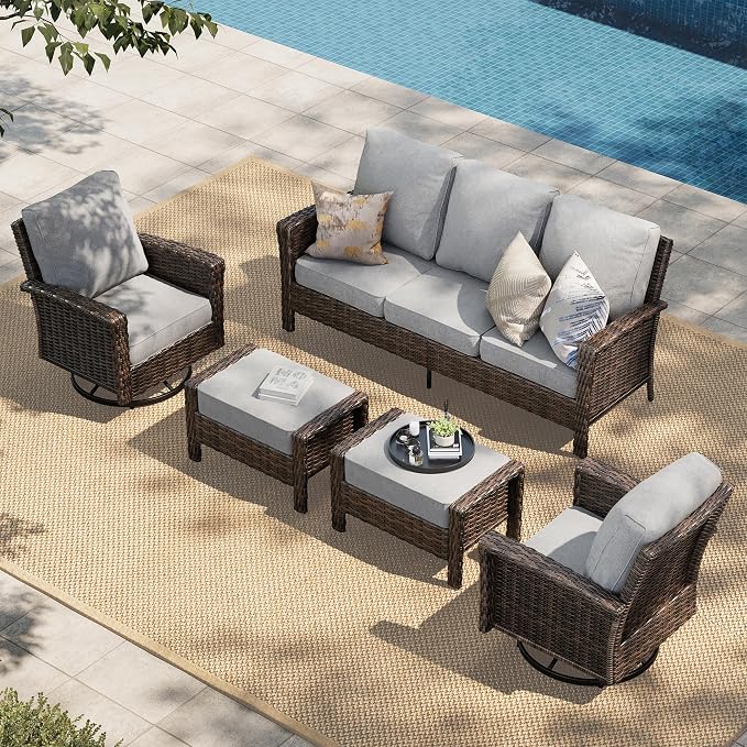 HERA'S HOUSE Patio Furniture Set by HERASHOUSE