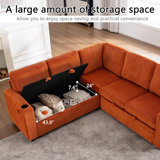 Modular Sectional Sleeper Sofa - Image 6