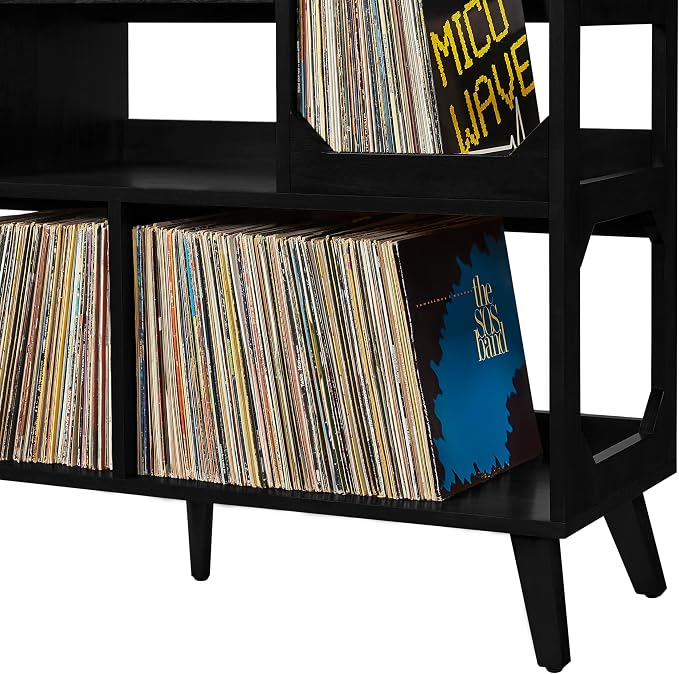 Crosley Furniture Asheville Mid-Century Modern Media Console Record Player Stand - Image 12