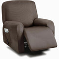 ULTICOR 4-Piece, 1 Seat Recliner Cover, Yarn Dyed Reclining Chair Covers by ULTICOR