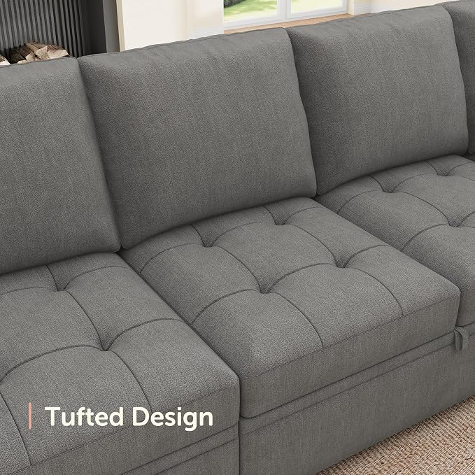 HONBAY Modular Sectional Couch U Shaped Sofa - Image 7