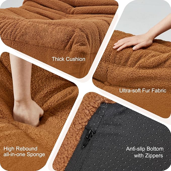 Bean Bag Chairs for Adults Giant Bean Bag Chair Memory Foam BeanBag Chair Bean - Image 6