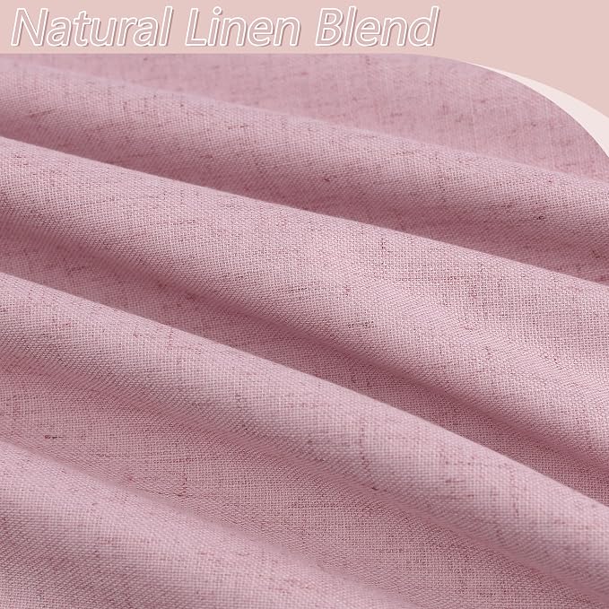 Guken 100% Blackout Curtains 90 Inch Length 2 Panels Set - Image 3