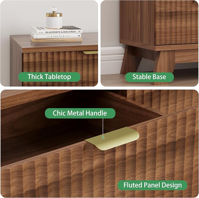 Xixini Fluted Dresser for Bedroom - Image 6