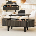 Oval Lift Top Coffee Table by Pruchant
