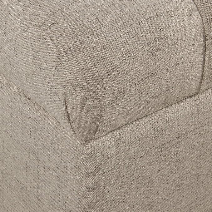 Homepop Home Decor | Tufted Ainsley Button Storage Ottoman Bench - Image 9