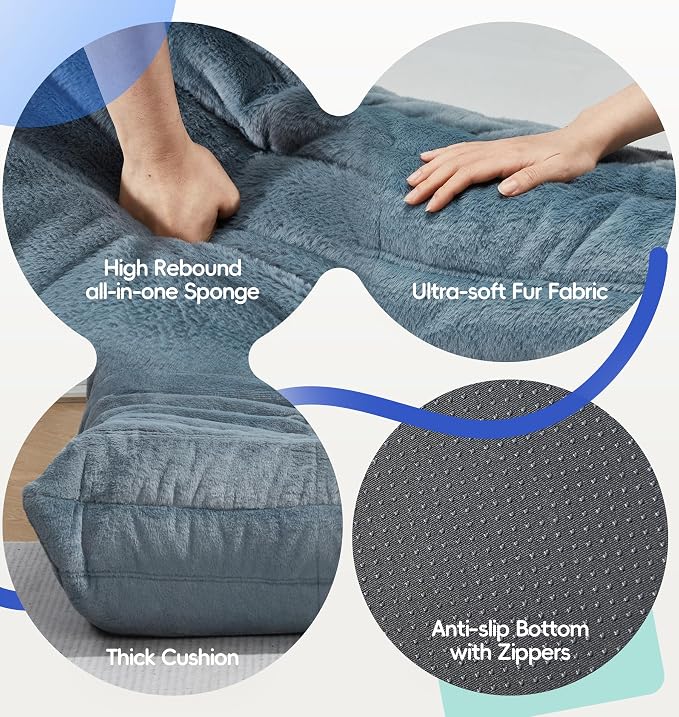 Hobestluk Small Bean Bag Chair - Image 6