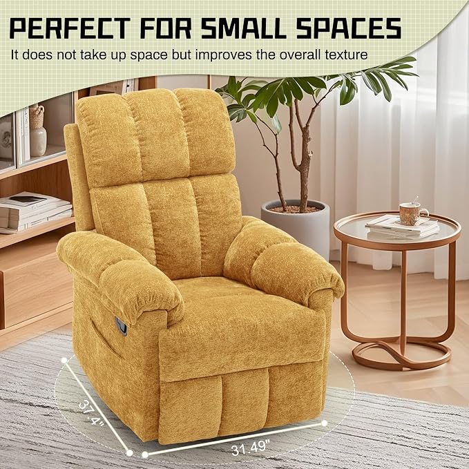 Korser Recliner Chair, Swivel Rocker Recliner Chair - Image 8