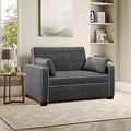Serta Ainsley 66.5" Convertible Sleeper Loveseat, Full Size, Dreamcoil Comfort by SertaDreamConvertibles