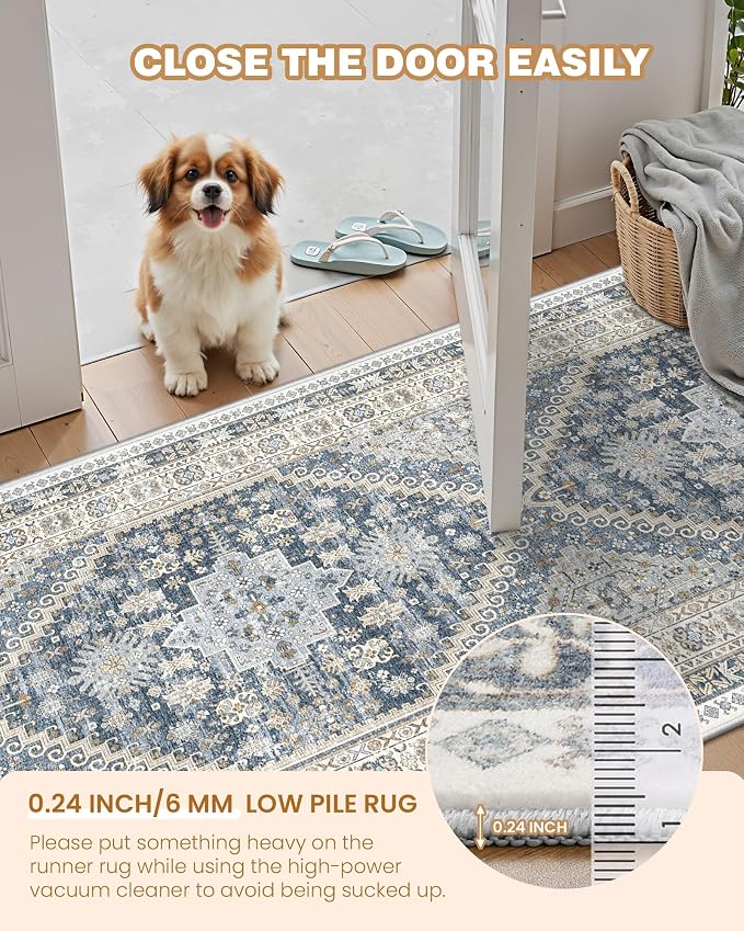 3x8 Runner Rug Non Slip Washable - Image 6