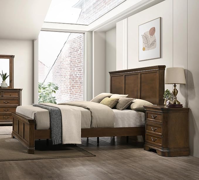 Roundhill Furniture Maderne 3-Piece Bedroom Set - Image 3
