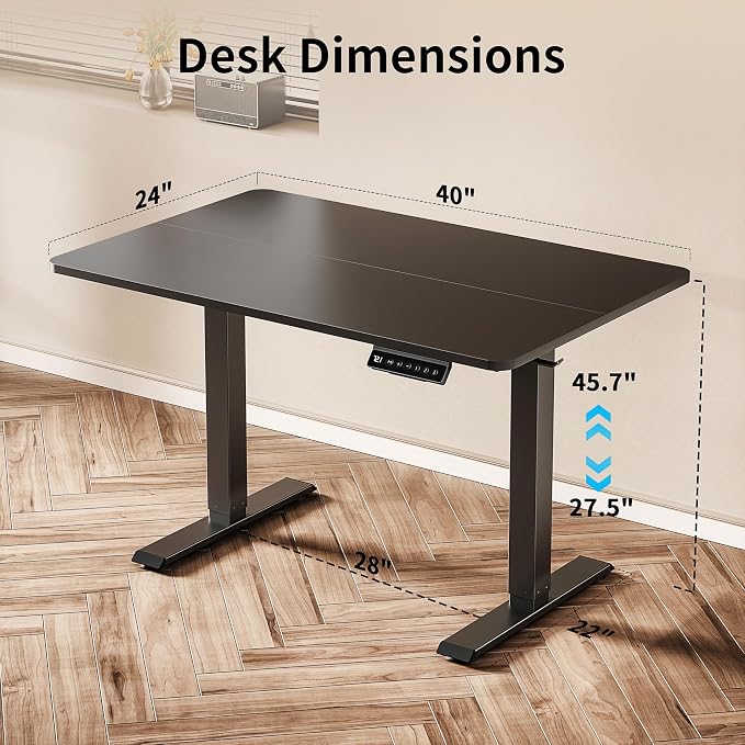 BIZUM 40x24 Inch Electric Standing Desk - Image 3