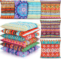 Menkxi 6 Pcs Bohemian Floor Pillows Seating 15 Inch Boho Floor Cushions Sitting by Menkxi