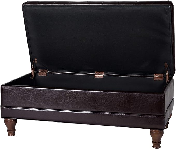 HomePop Deluxe Tufted Storage Bench - Image 8