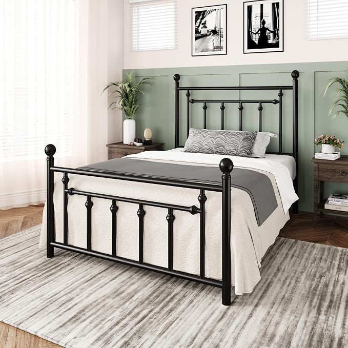 Allewie 14 Inch Twin Size Metal Platform Bed Frame - Image 3