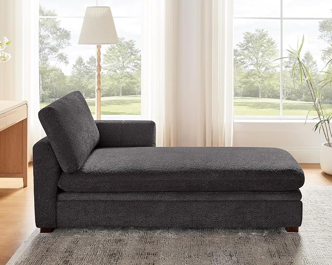 VANOMi Oversized 70.47'' Chaise Lounge Chair Indoor, Modern Upholstered Sofa Bed - Image 9