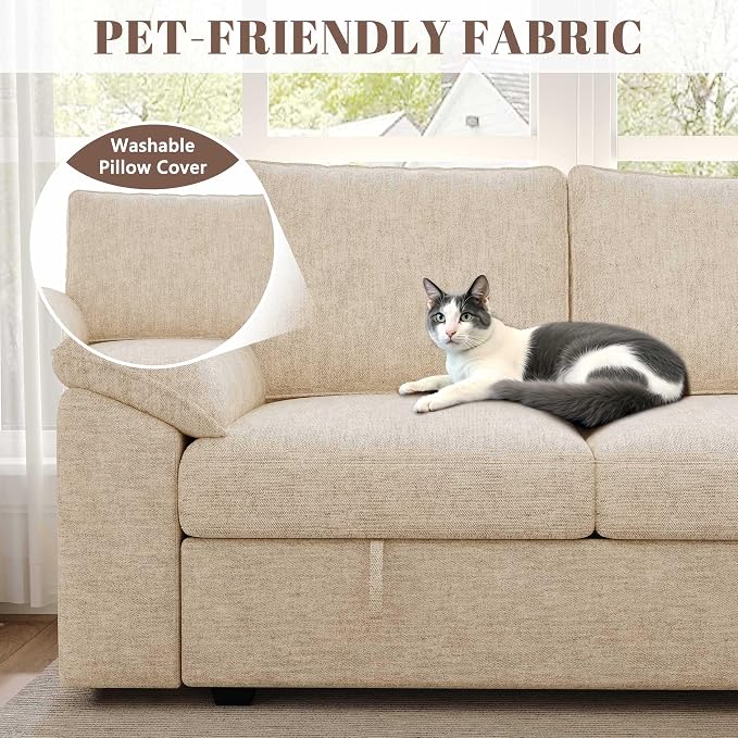 85 Inch Modular Sectional Sofa - Image 8