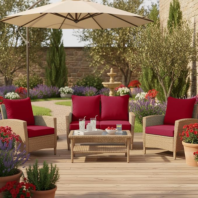 Summsun Waterproof Patio Cushions - Image 8