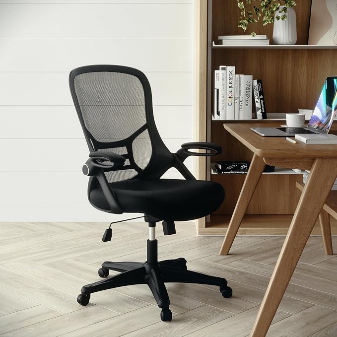 Flash Furniture Porter High Back Black Mesh Ergonomic Swivel Office Chair - Image 2