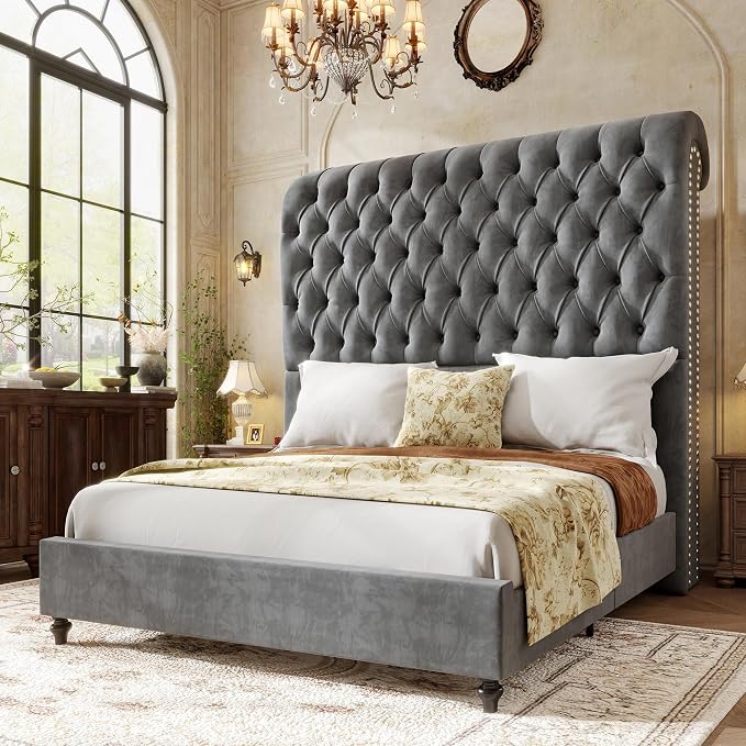 Jocisland King Size Bed Frame by Jocisland