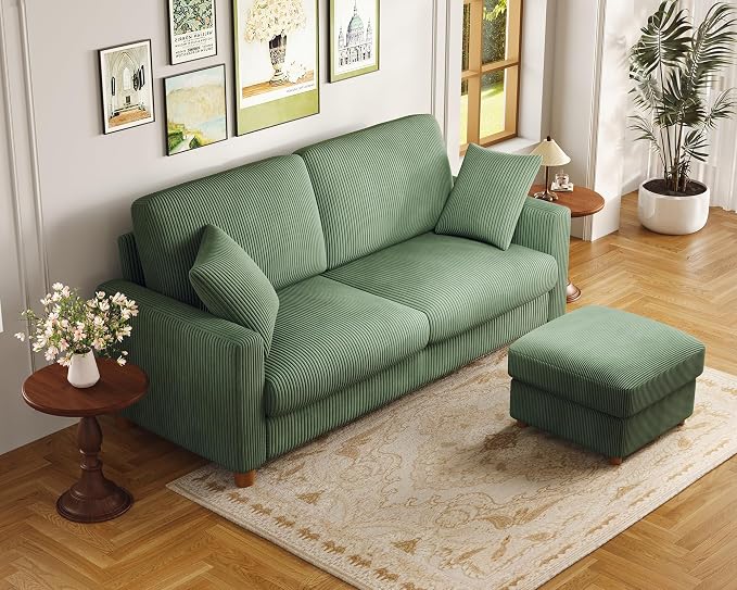 70in L Shaped Couch, Modular Sofa No Tool Assembly, Comfy Sectional Couches by Kidirect