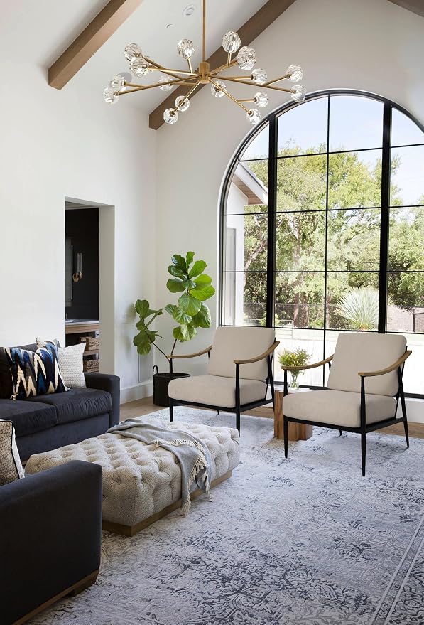 RNKSFX Modern Accent Chair for Living Room Bedroom Mid Century Arm Chair - Image 9