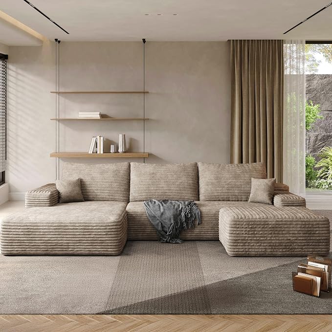 108" Sectional Couches for Living Room Modern Modular Sofa by AUGOP