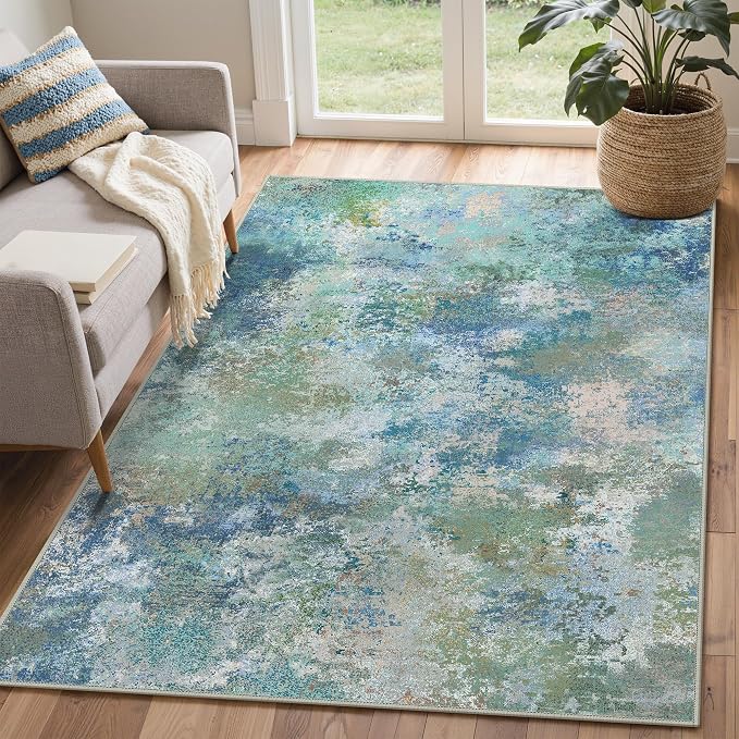 BEIMO Area Rugs 4x6 for Living Room Bedroom, Modern Abstract Machine Washable - Image 4