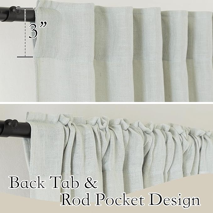 RYB HOME Semi Sheer Curtains - Image 3
