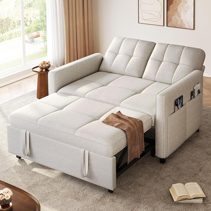 DWVO 55" Convertible Sofa Bed, 3-in-1 Sleeper Sofa by DWVO