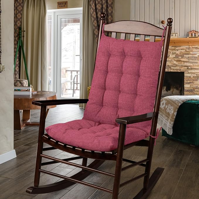 ELFJOY Rocking Chair Cushion Large Rocking Chair Pads - Image 5