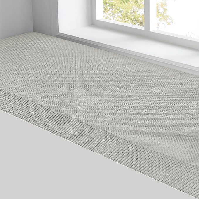 Custom Window Bench Seat Cushion Corduroy Soft Comfortable Customized Bay - Image 5