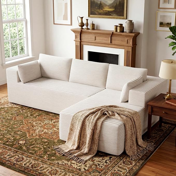 106" Cloud Sectional Boneless Couches by GRUSIGN