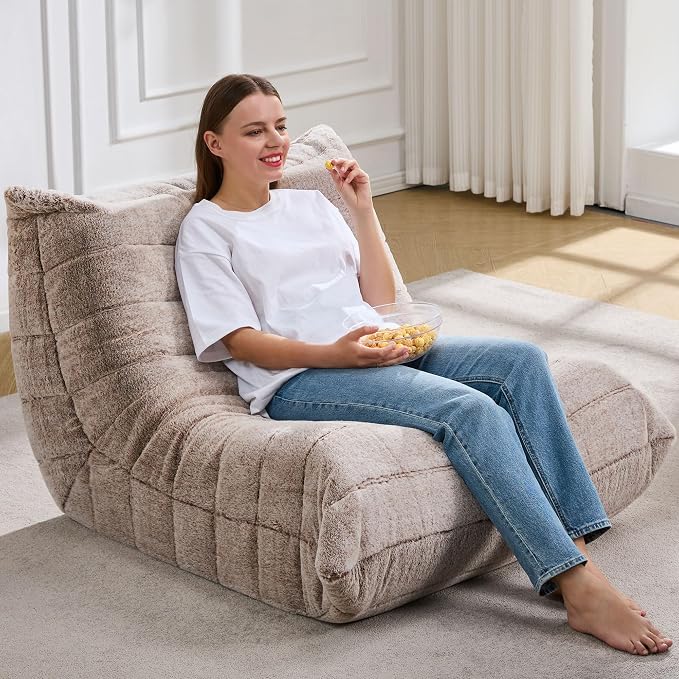 Bean Bag Chairs for Adults Giant Bean Bag Chair Memory Foam BeanBag Chair Bean - Image 3