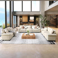 SUNSHINE VALLEY 3 Piece Living Room Sofa Furniture Set, Chenille Modular 2 by SUNSHINEVALLEY