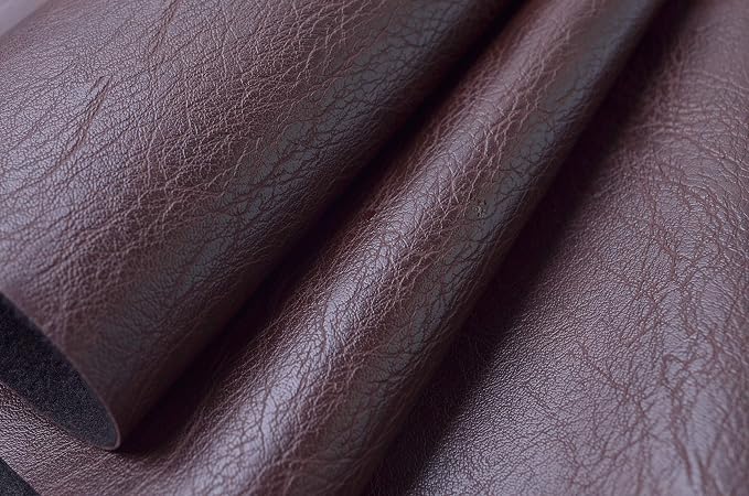 Wento Thick Faux Leather Fabric Soft Skin Grain PU Leather - Image 2