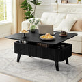 Fluted Lift Top Coffee Table, 3 in 1 Convertible Coffee Tables Converts to by ORRD